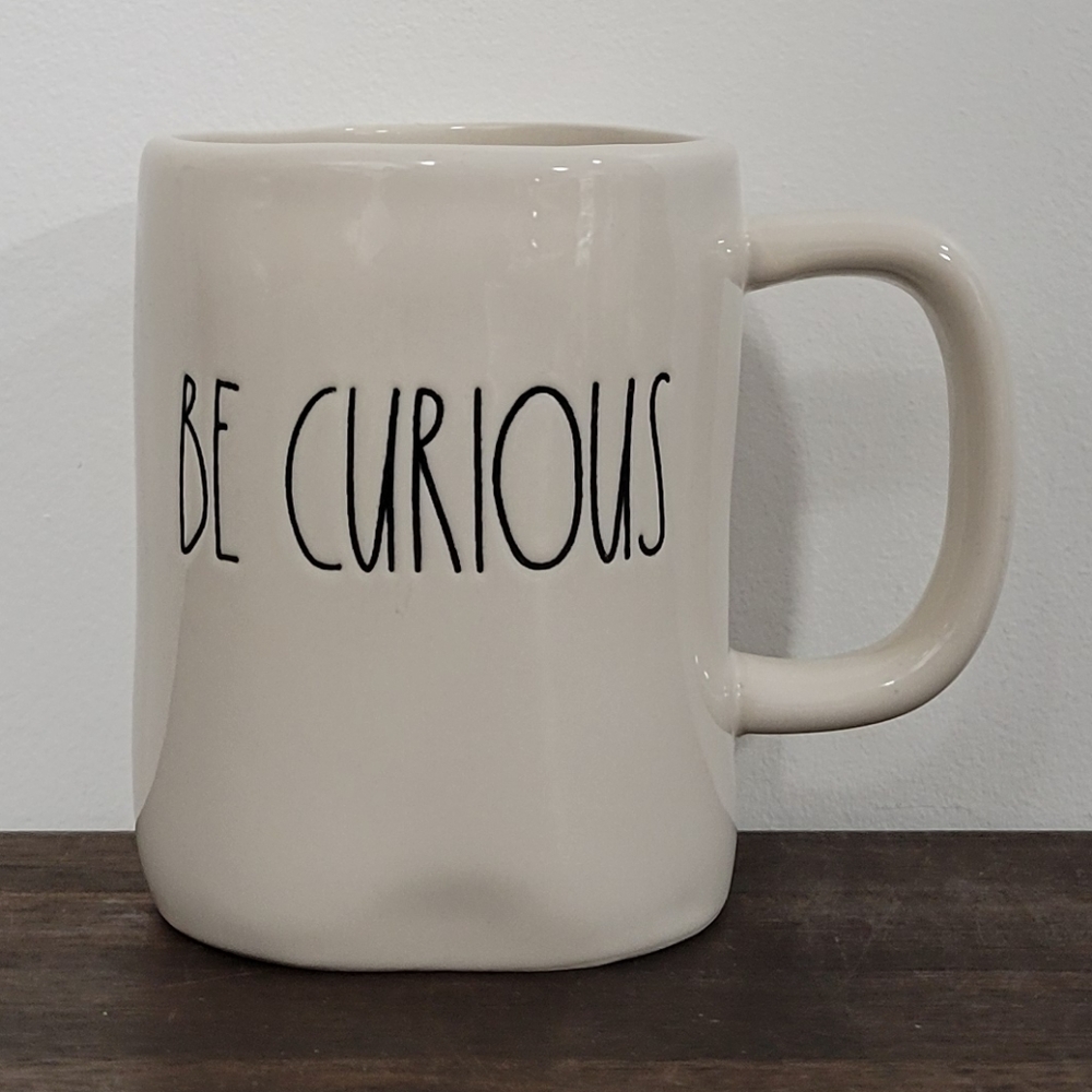 Rae Dunn Be Curious Ceramic Mug
